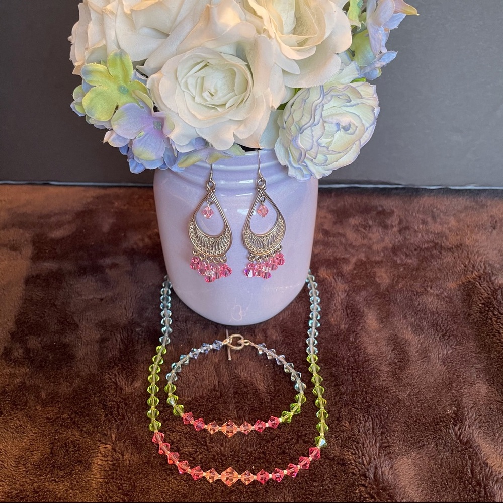 Handmade Swarovski Crystal Set